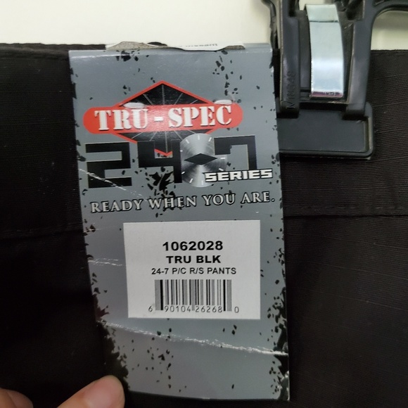 Tru-spec Mens Black Tactical Pants 40 x 34 - Picture 2 of 7